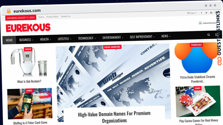 Publish Guest Post on eurekous.com