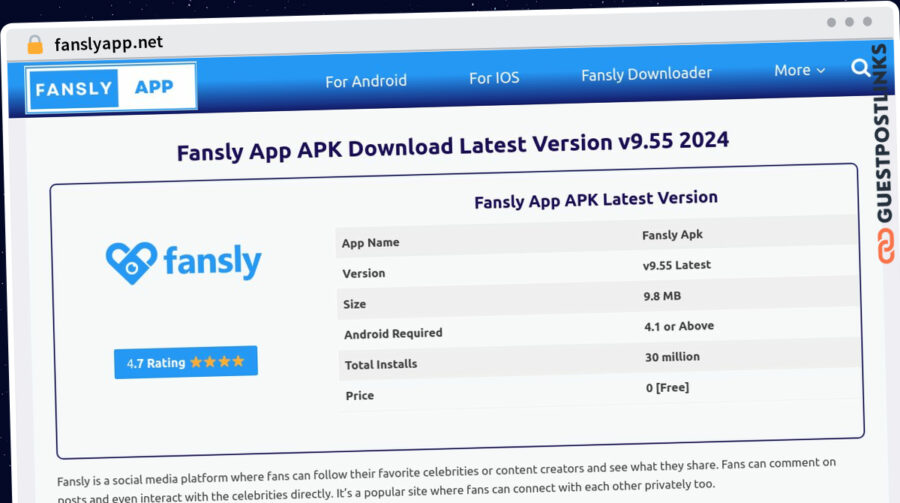 Publish Guest Post on fanslyapp.net