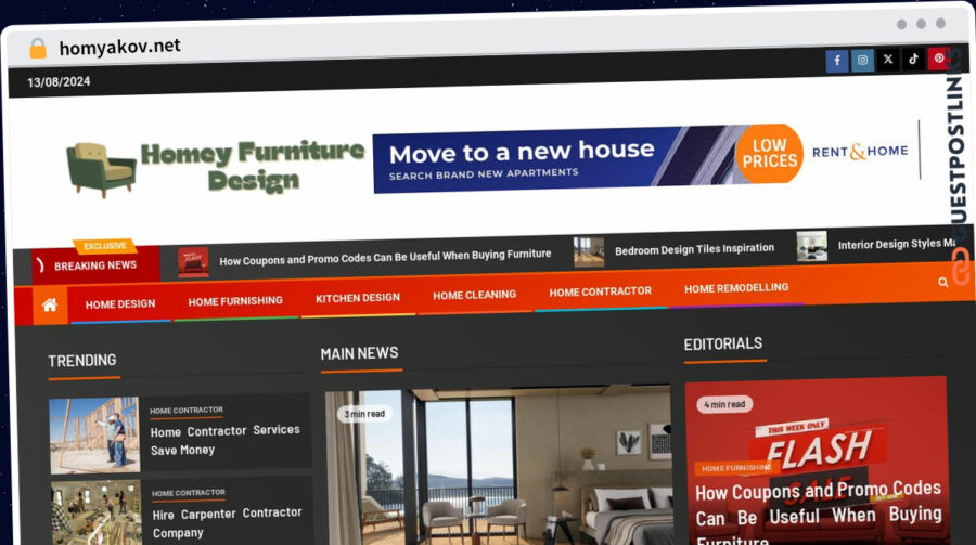 Publish Guest Post on homyakov.net