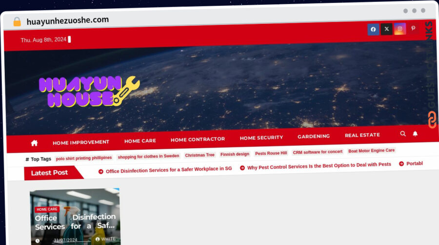 Publish Guest Post on huayunhezuoshe.com