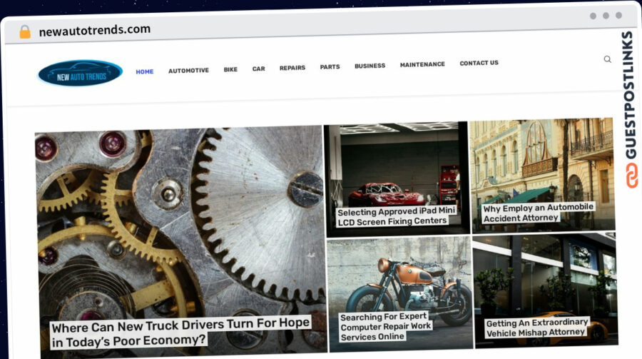 Publish Guest Post on newautotrends.com