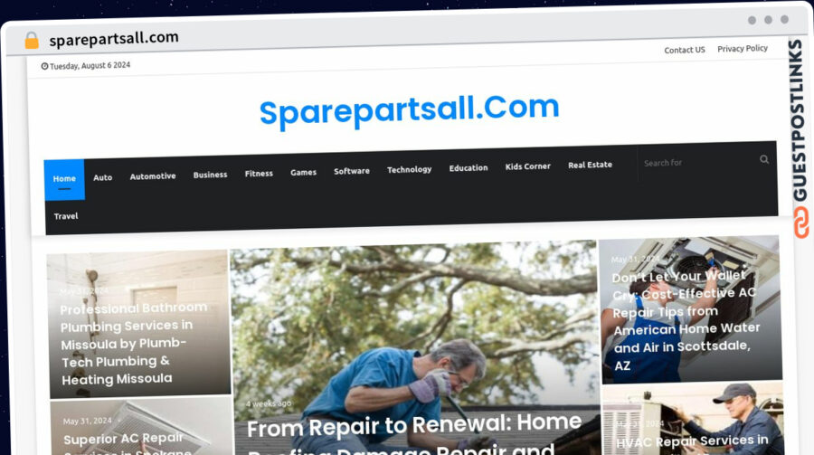 Publish Guest Post on sparepartsall.com