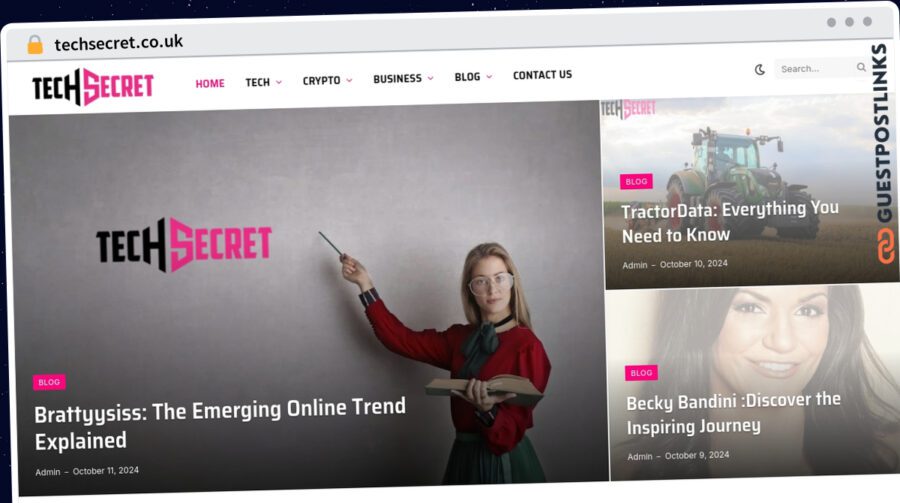 Publish Guest Post on techsecret.co.uk