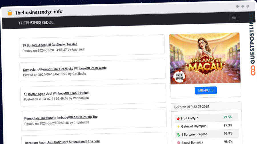 Publish Guest Post on thebusinessedge.info