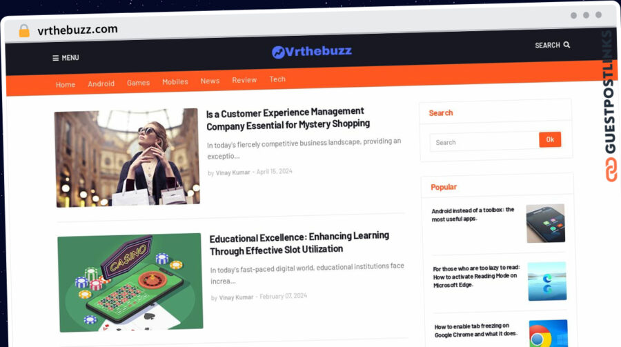 Publish Guest Post on vrthebuzz.com