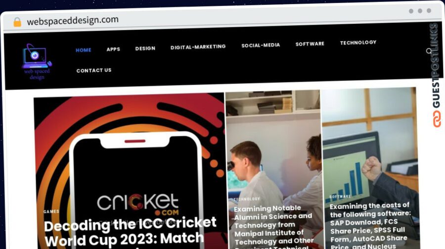 Publish Guest Post on webspaceddesign.com