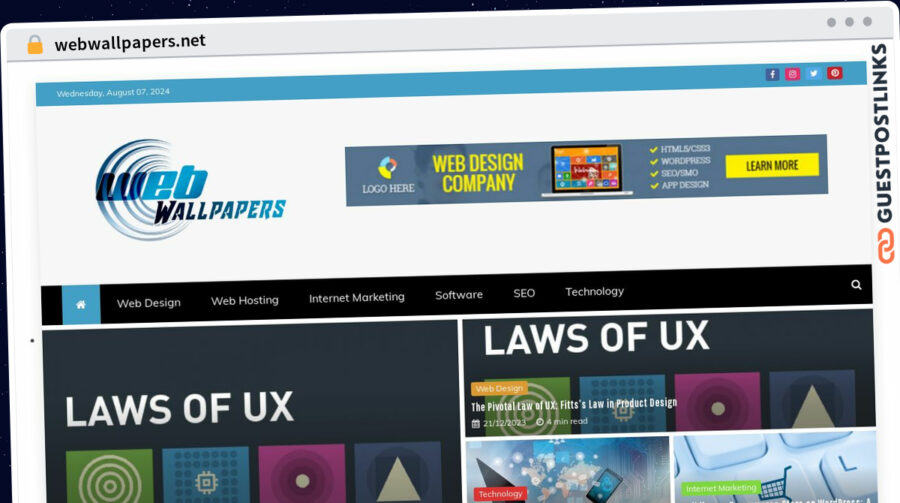 Publish Guest Post on webwallpapers.net