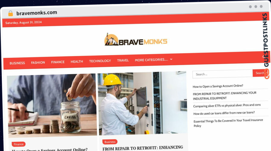 Publish Guest Post on bravemonks.com