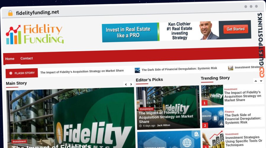 Publish Guest Post on fidelityfunding.net