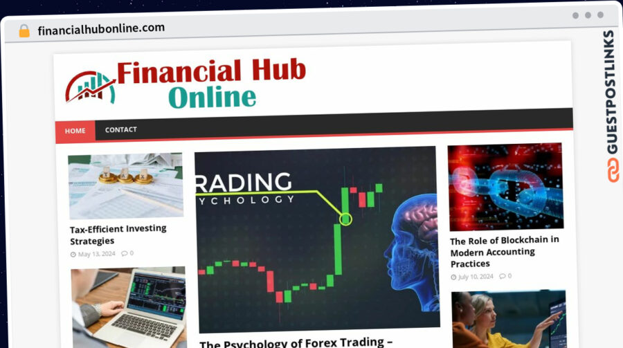 Publish Guest Post on financialhubonline.com