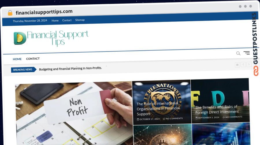 Publish Guest Post on financialsupporttips.com