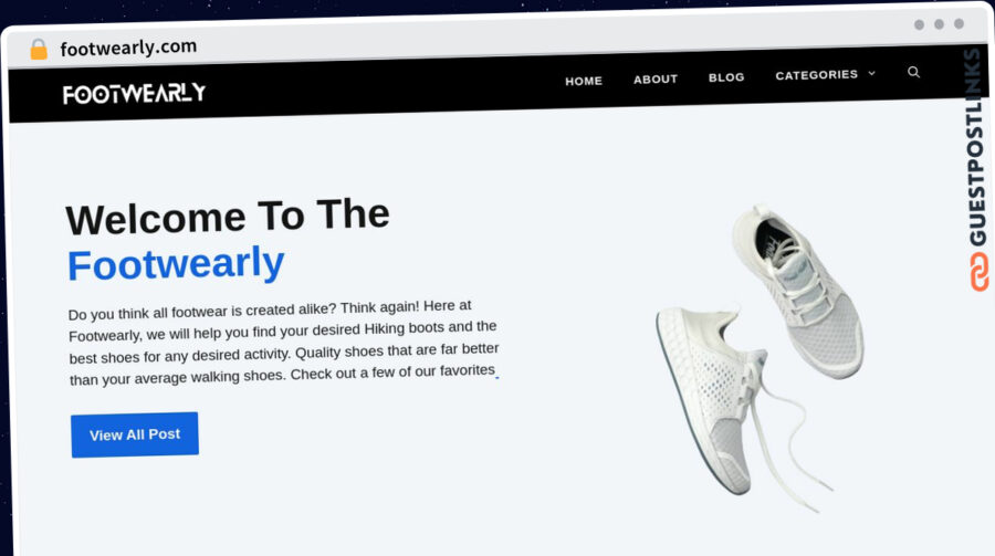 Publish Guest Post on footwearly.com