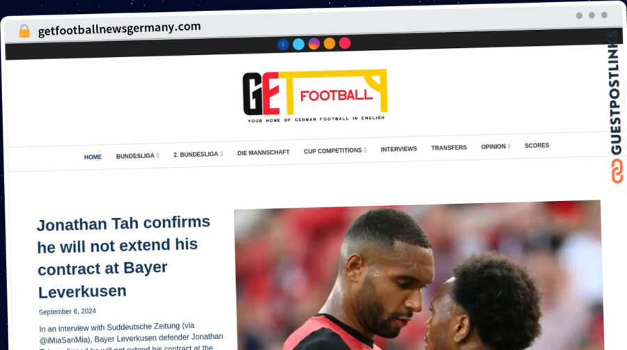 Publish Guest Post on getfootballnewsgermany.com
