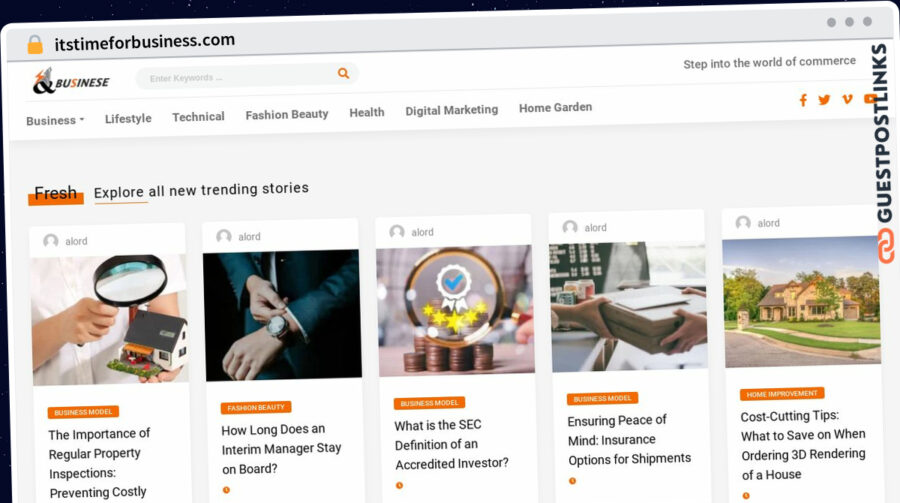Publish Guest Post on itstimeforbusiness.com