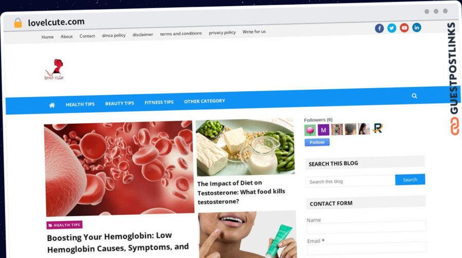 Publish Guest Post on lovelcute.com