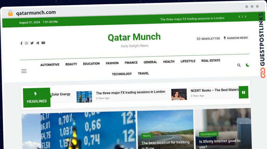 Publish Guest Post on qatarmunch.com