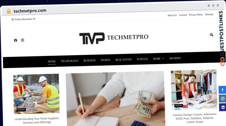 Publish Guest Post on techmetpro.com