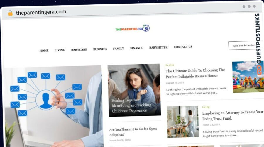 Publish Guest Post on theparentingera.com