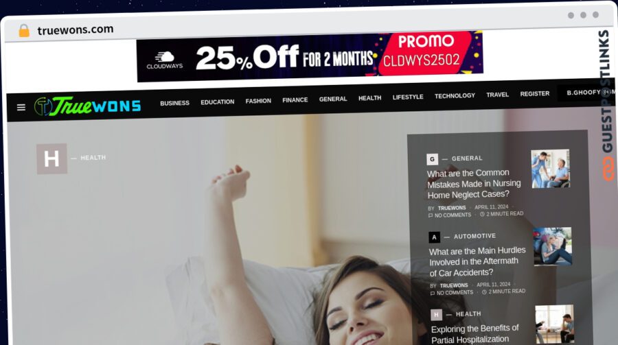 Publish Guest Post on truewons.com