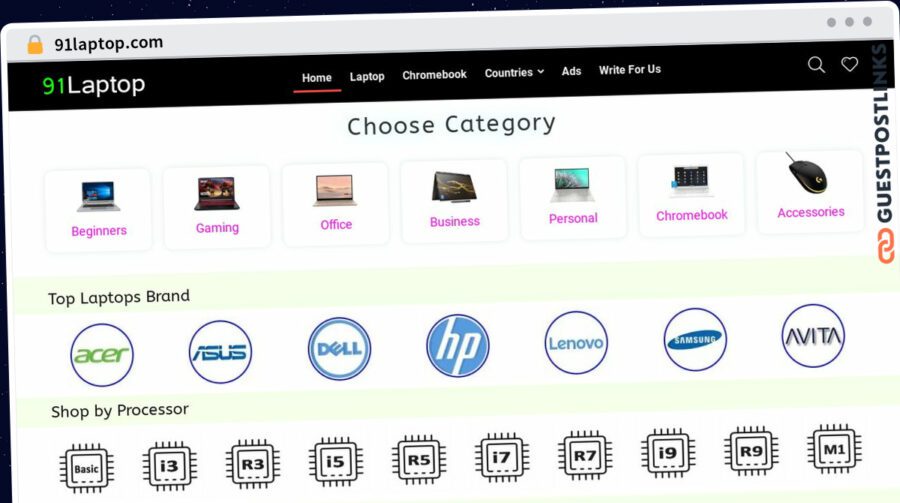 Publish Guest Post on 91laptop.com