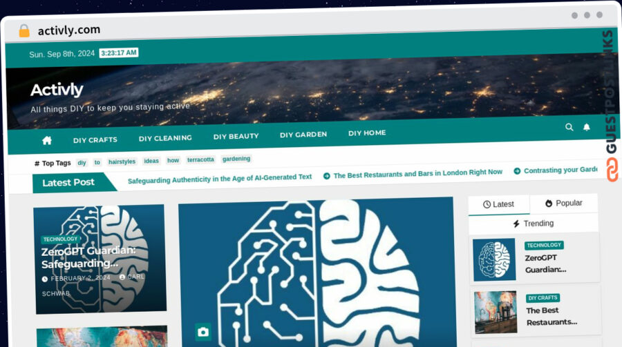 Publish Guest Post on activly.com