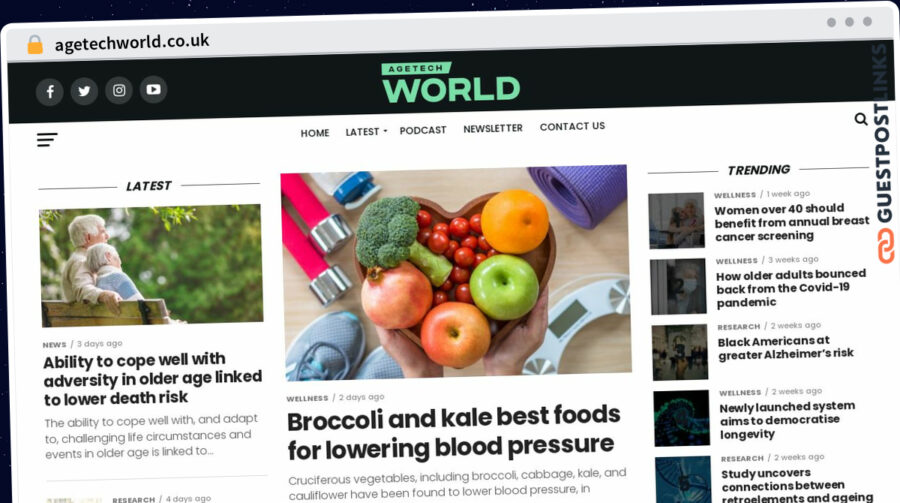 Publish Guest Post on agetechworld.co.uk