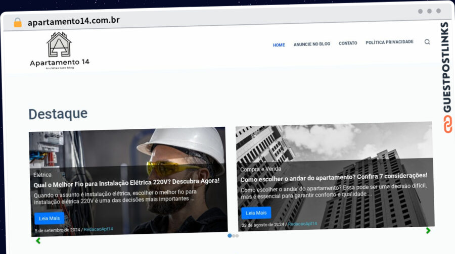 Publish Guest Post on apartamento14.com.br