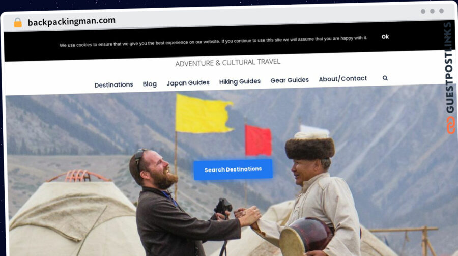 Publish Guest Post on backpackingman.com
