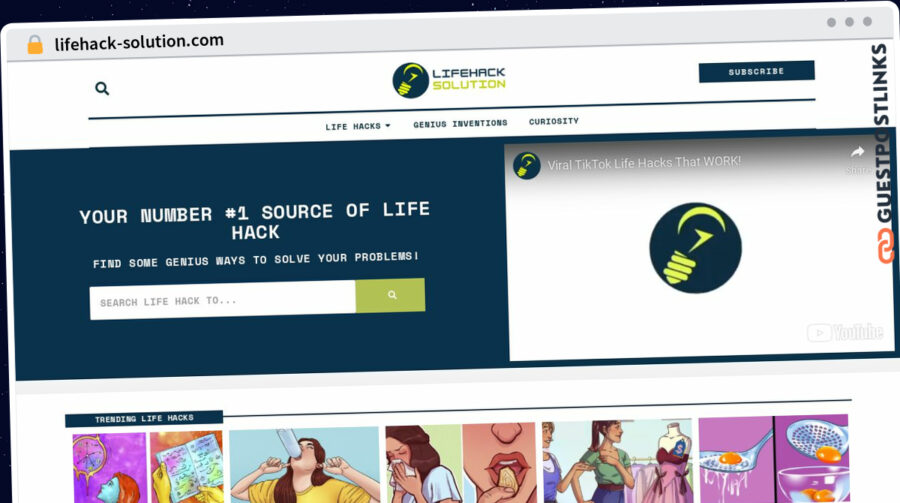 Publish Guest Post on lifehack-solution.com