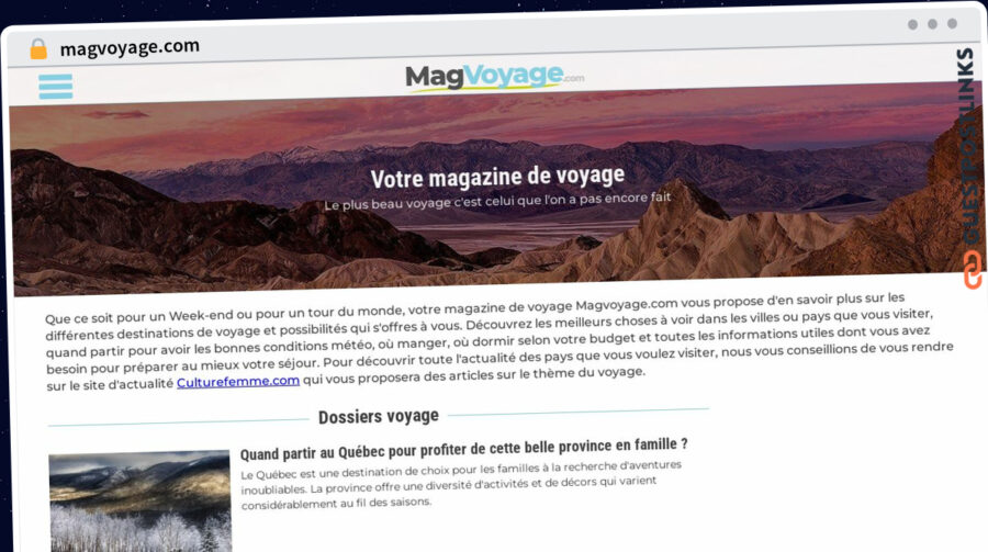 Publish Guest Post on magvoyage.com