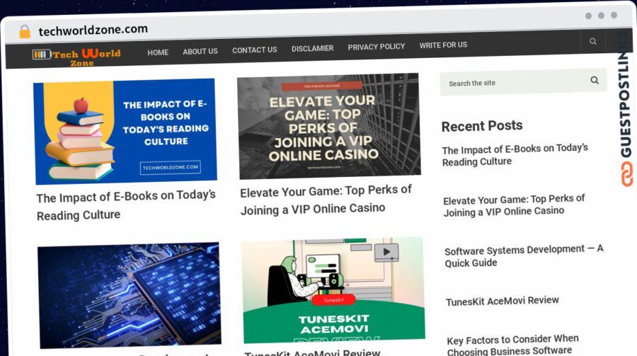 Publish Guest Post on techworldzone.com