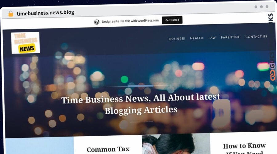 Publish Guest Post on timebusiness.news.blog