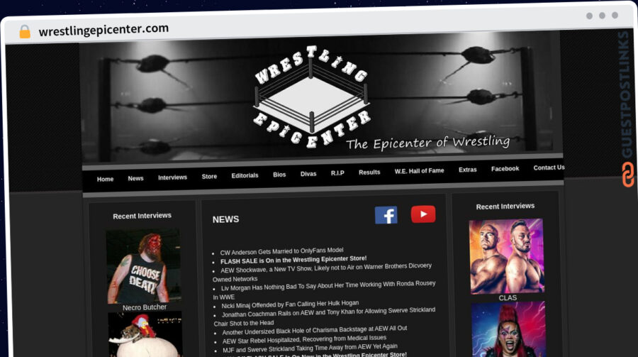Publish Guest Post on wrestlingepicenter.com