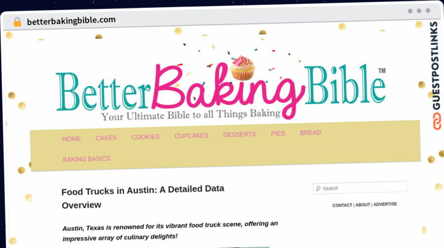 Publish Guest Post on betterbakingbible.com