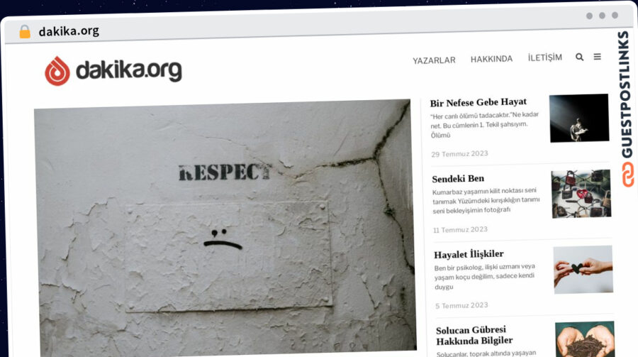 Publish Guest Post on dakika.org