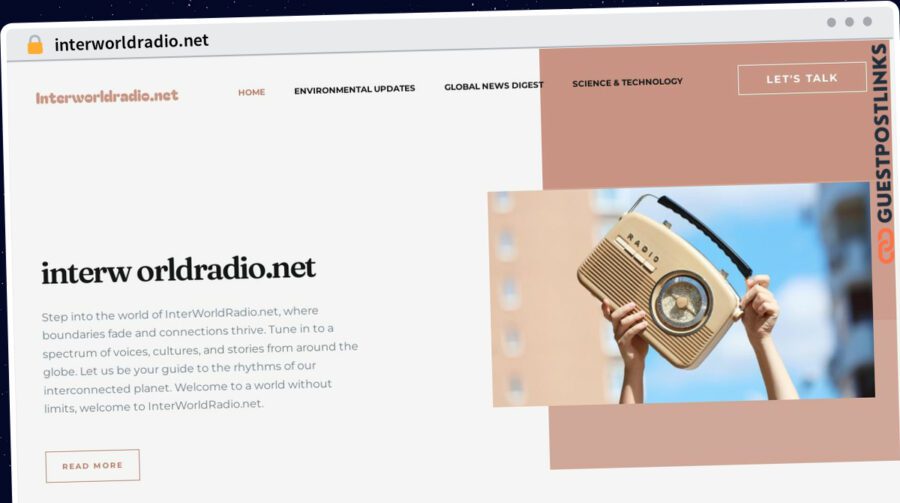 Publish Guest Post on interworldradio.net