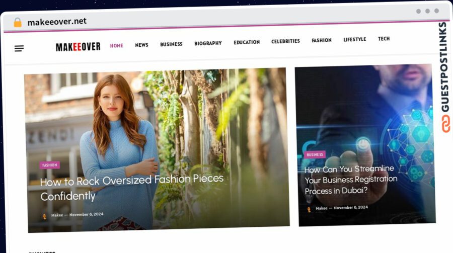 Publish Guest Post on makeeover.net