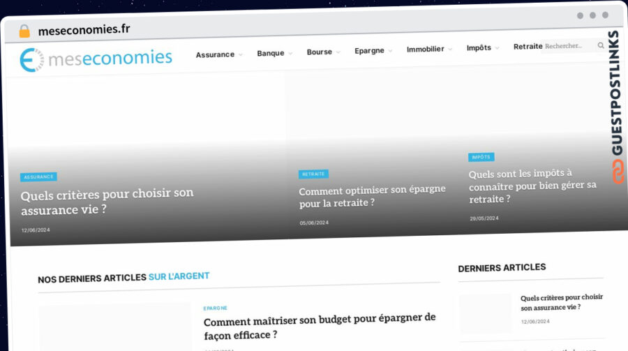Publish Guest Post on meseconomies.fr