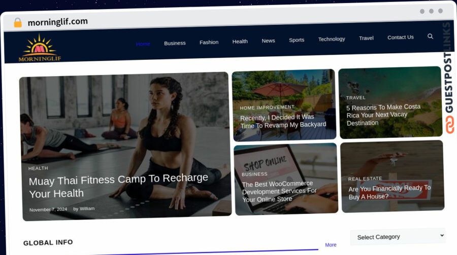 Publish Guest Post on morninglif.com