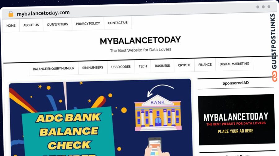Publish Guest Post on mybalancetoday.com