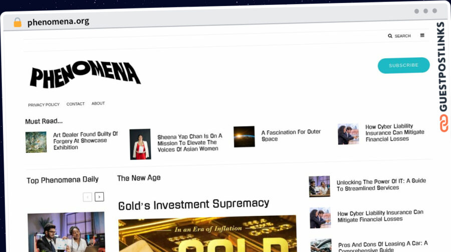 Publish Guest Post on phenomena.org