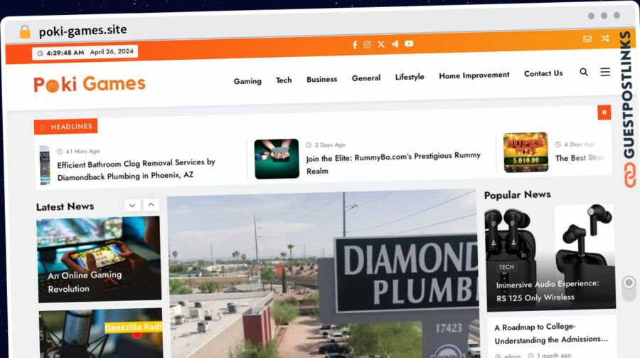 Publish Guest Post on poki-games.site