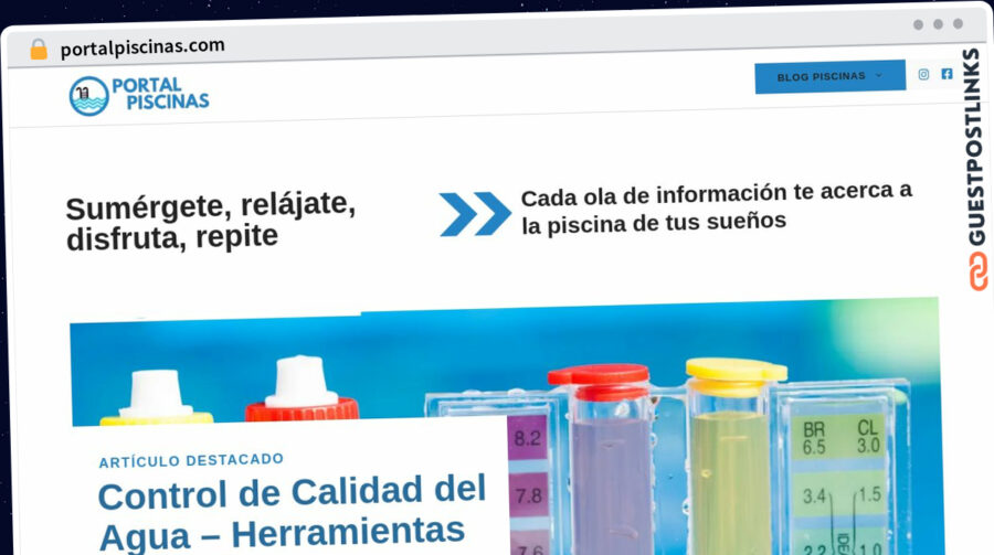 Publish Guest Post on portalpiscinas.com