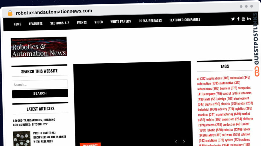 Publish Guest Post on roboticsandautomationnews.com
