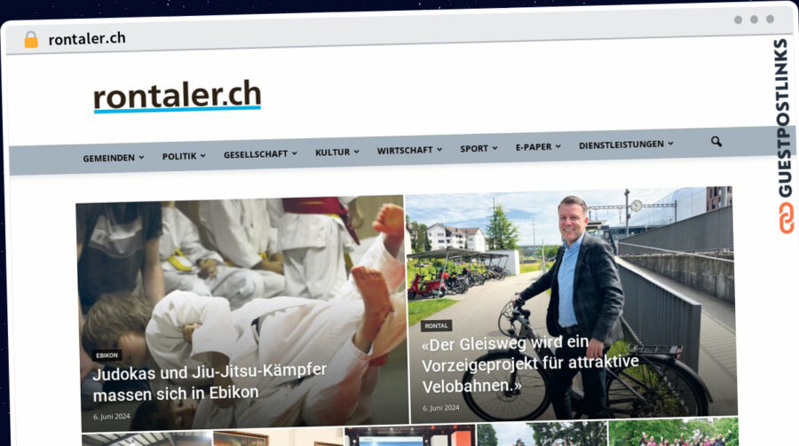 Publish Guest Post on rontaler.ch