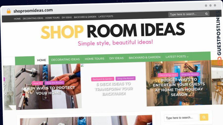 Publish Guest Post on shoproomideas.com