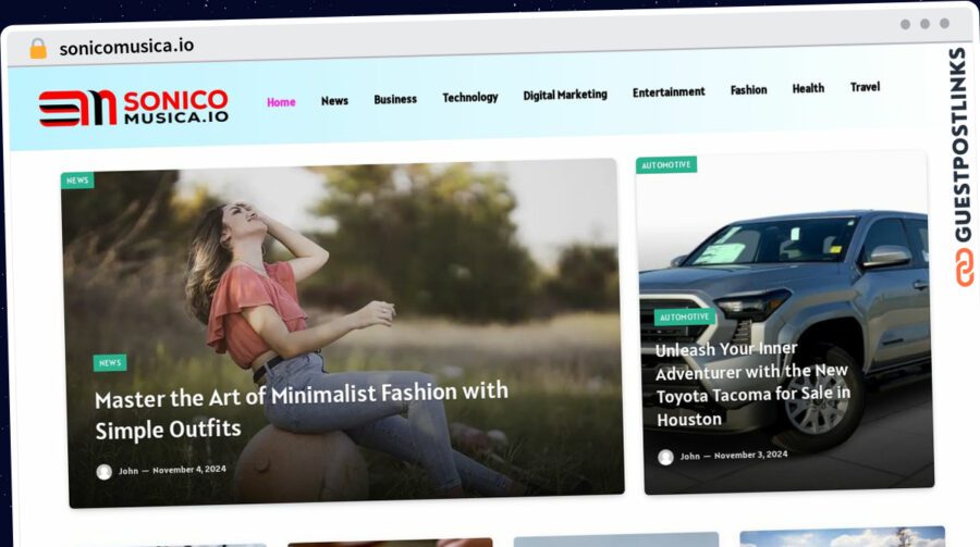 Publish Guest Post on sonicomusica.io