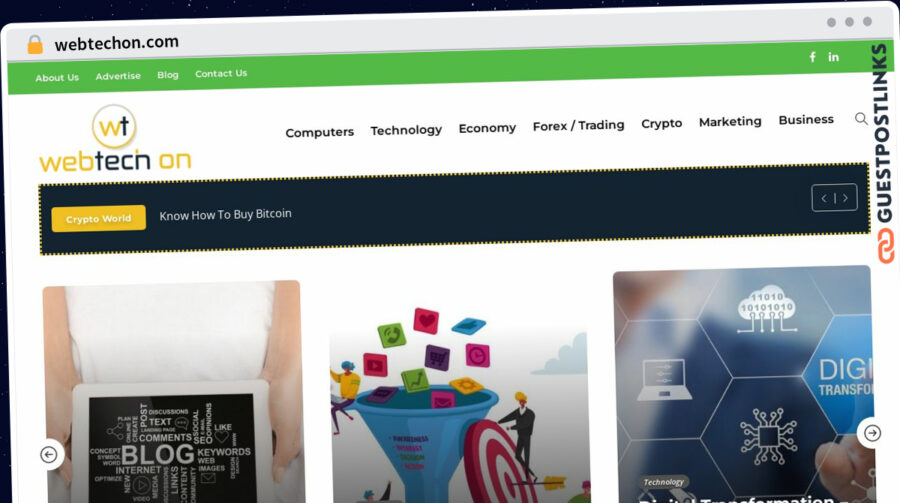 Publish Guest Post on webtechon.com