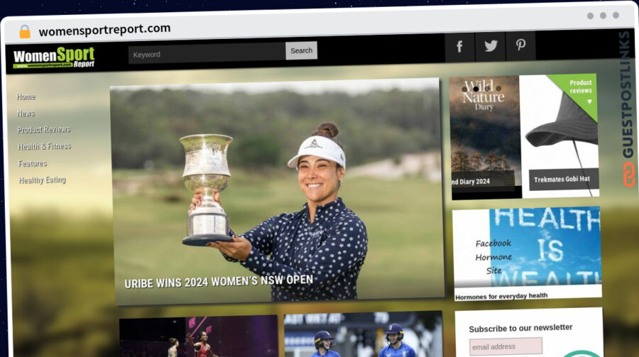 Publish Guest Post on womensportreport.com