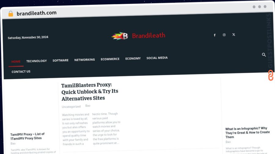 Publish Guest Post on brandileath.com